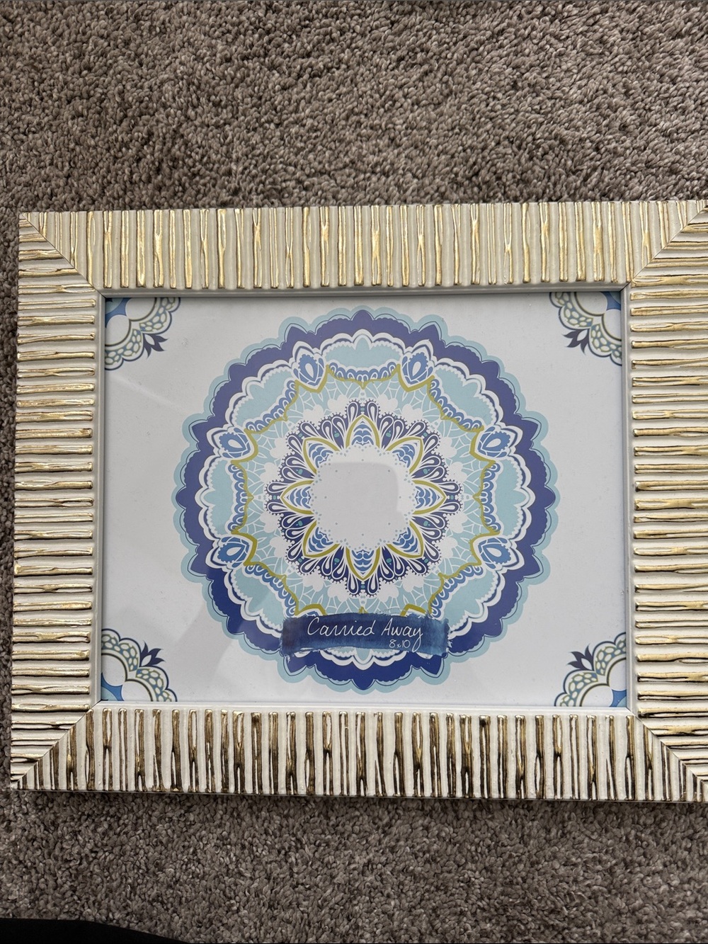 Sheffield Home Gold and White Frame 8x10
